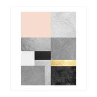 Geometric and golden I (Print Only)