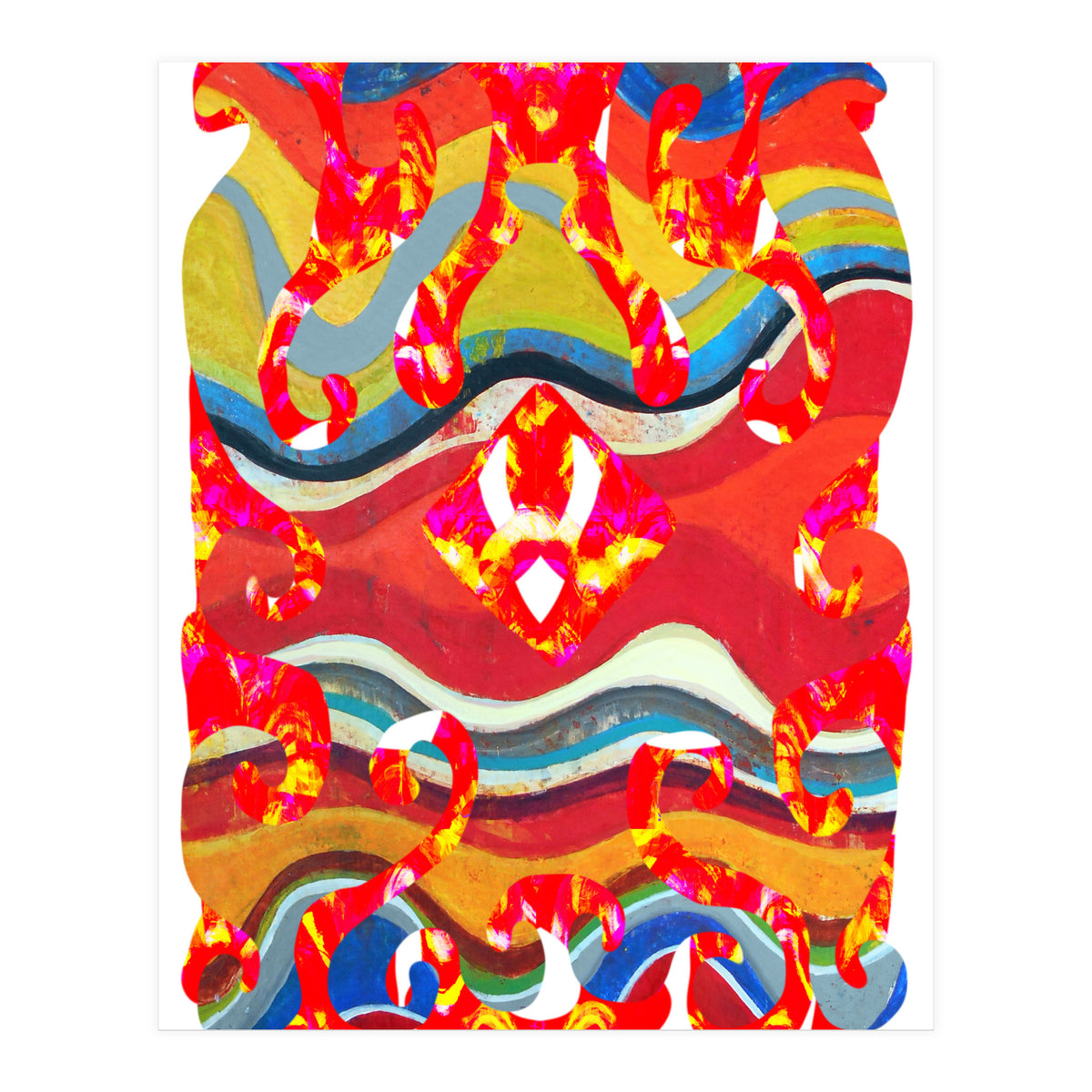 Pop Abstract Asimetrico 28 Copia (Print Only)