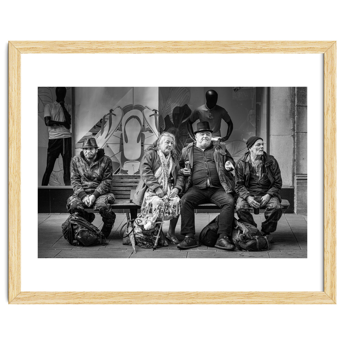 Three plus one locals at the Hat Fair