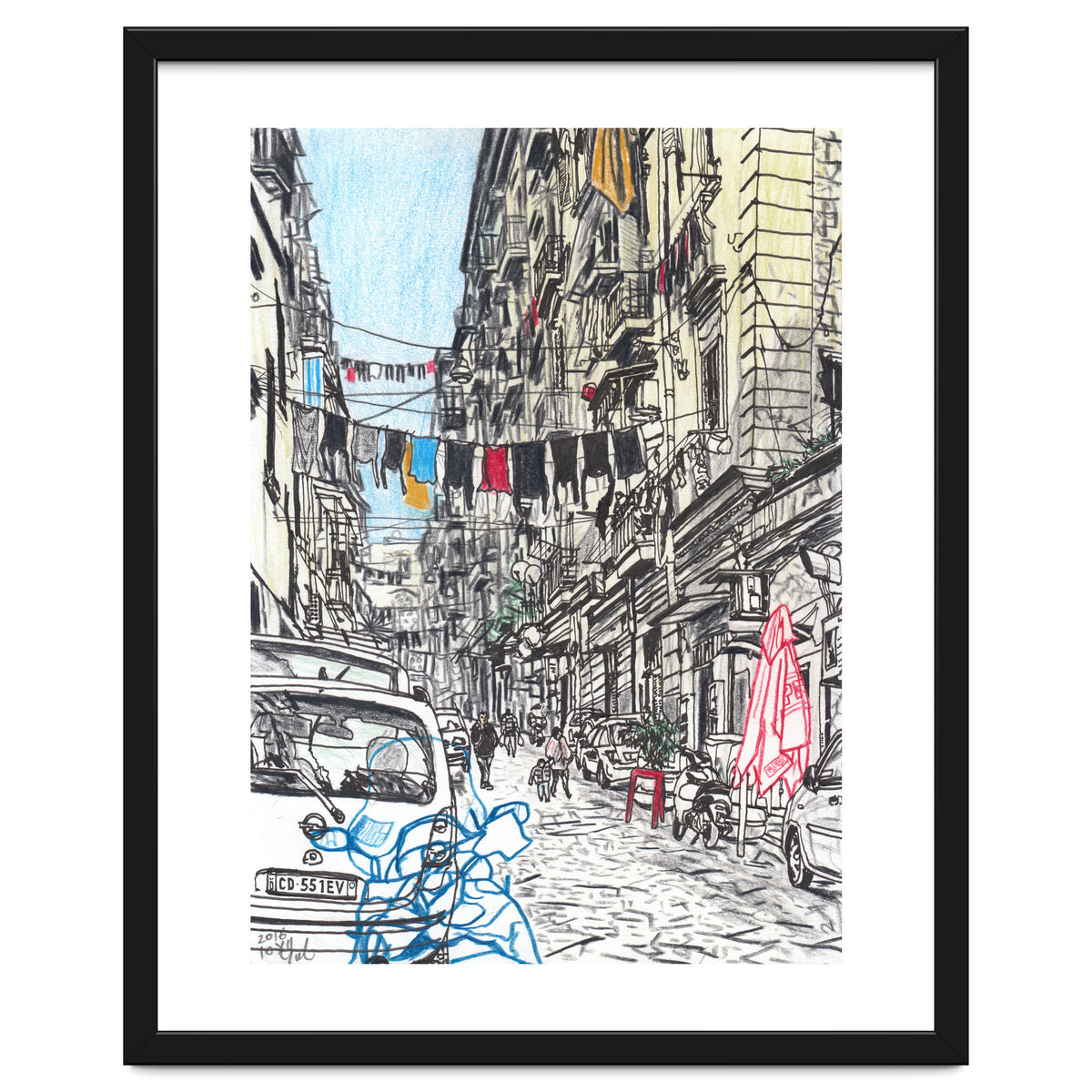 Drying Laundry In Napoli