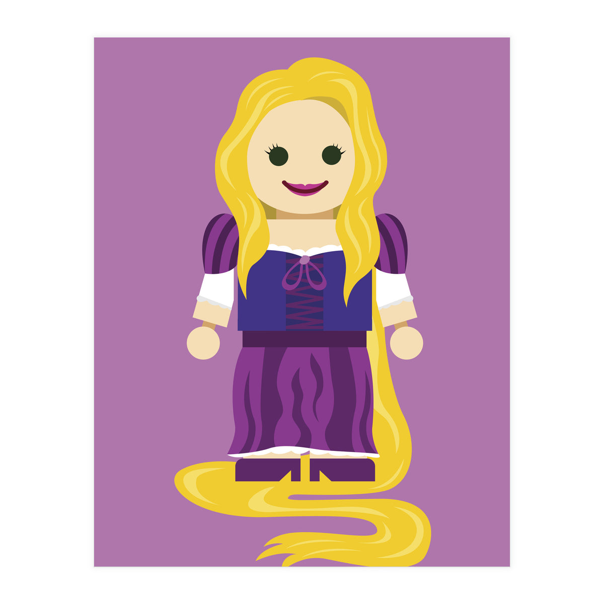 Rapunzel Toy (Print Only)