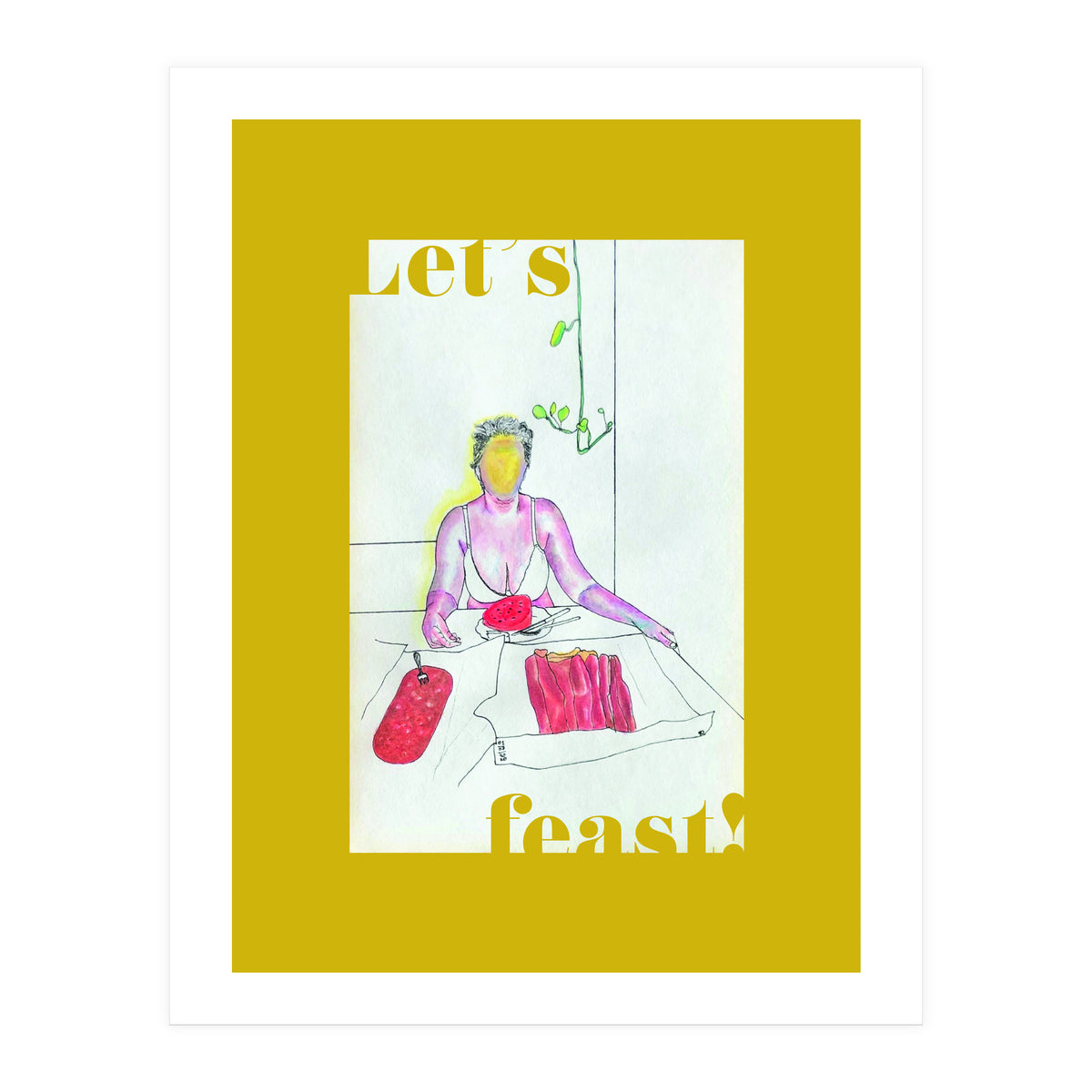 Let's Feast! (Print Only)