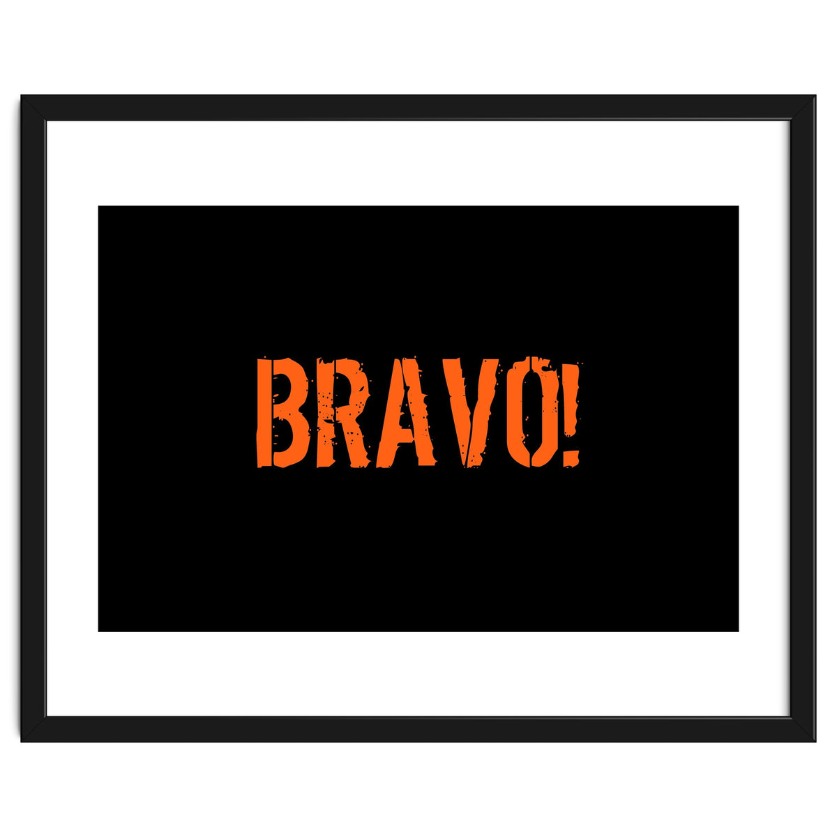 Bravo! Italian saying