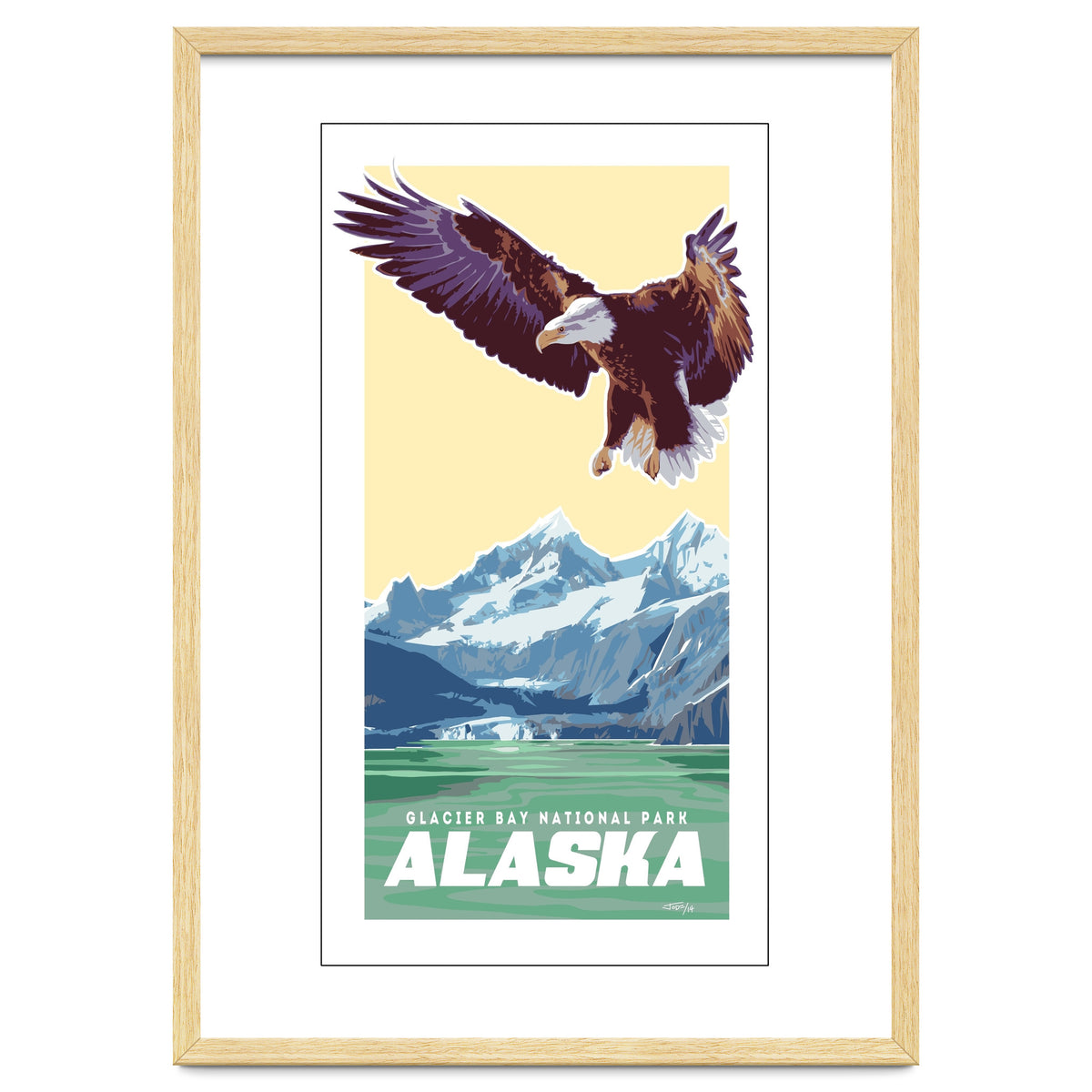 Alaskan Eagle Poster