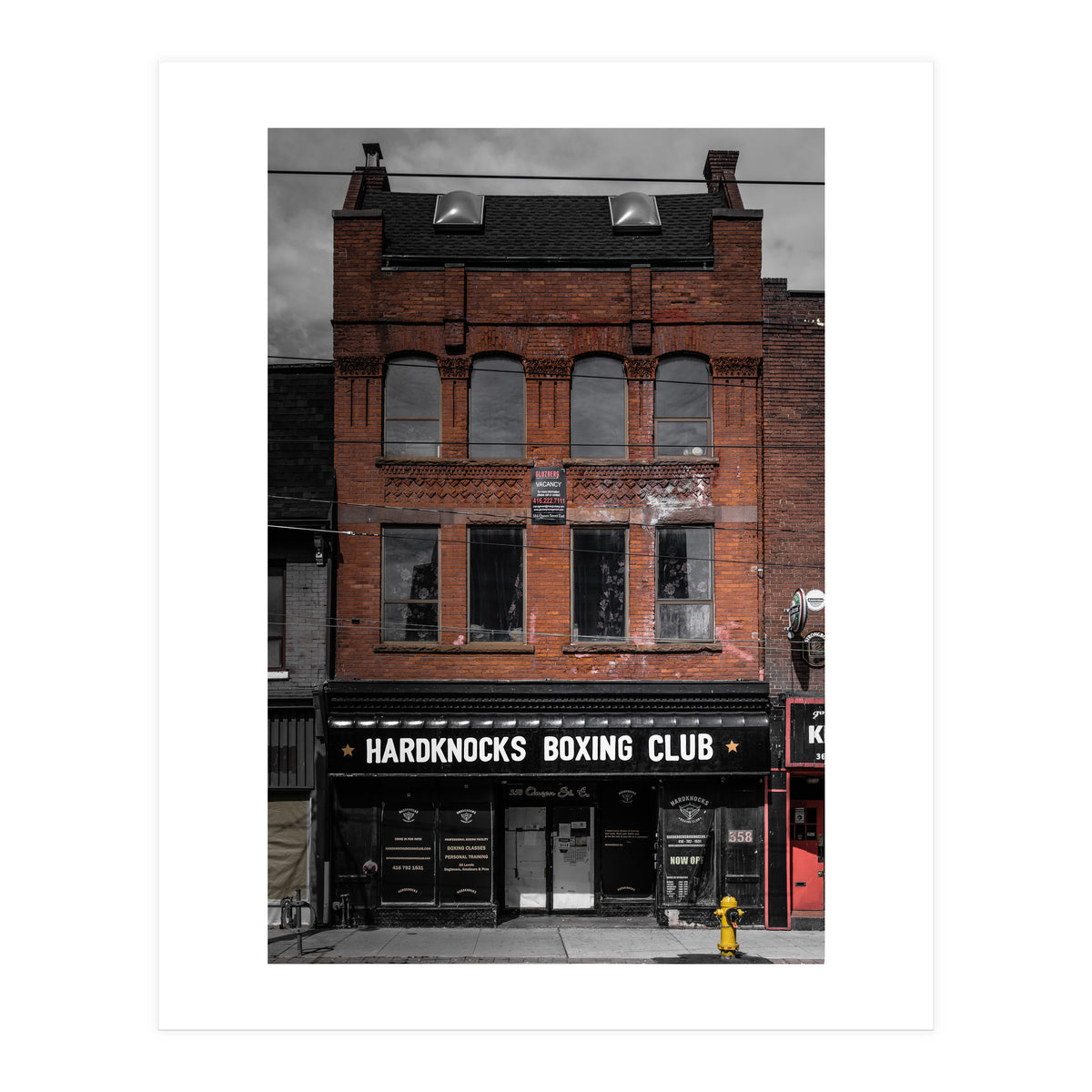 No 358 Queen St E 1 Color Version (Print Only)