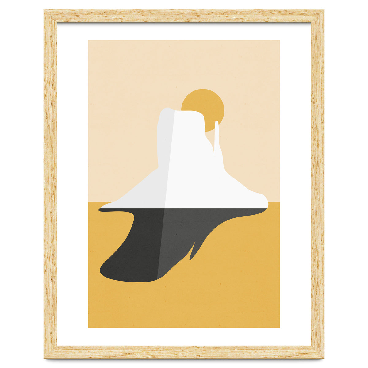 Abstract Mesa - Golden Desert