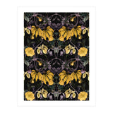 Nocturnal botanical garden kaleidoscope (Print Only) thumbnail