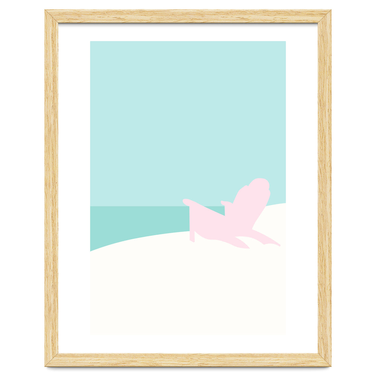 Minimal Beach Chair - Turquoise Coast