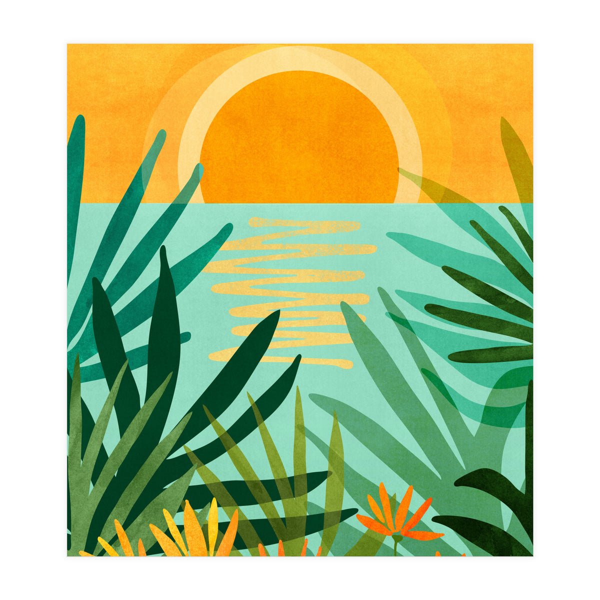 Peaceful Tropics (Print Only)