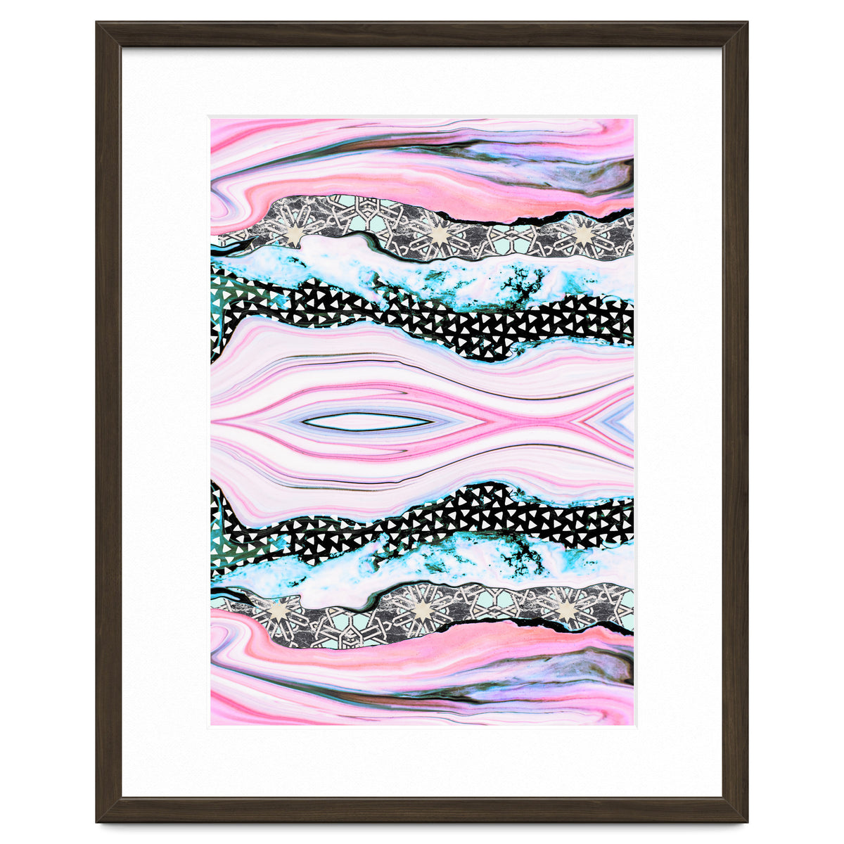 Abstract shapes of marble and patterns