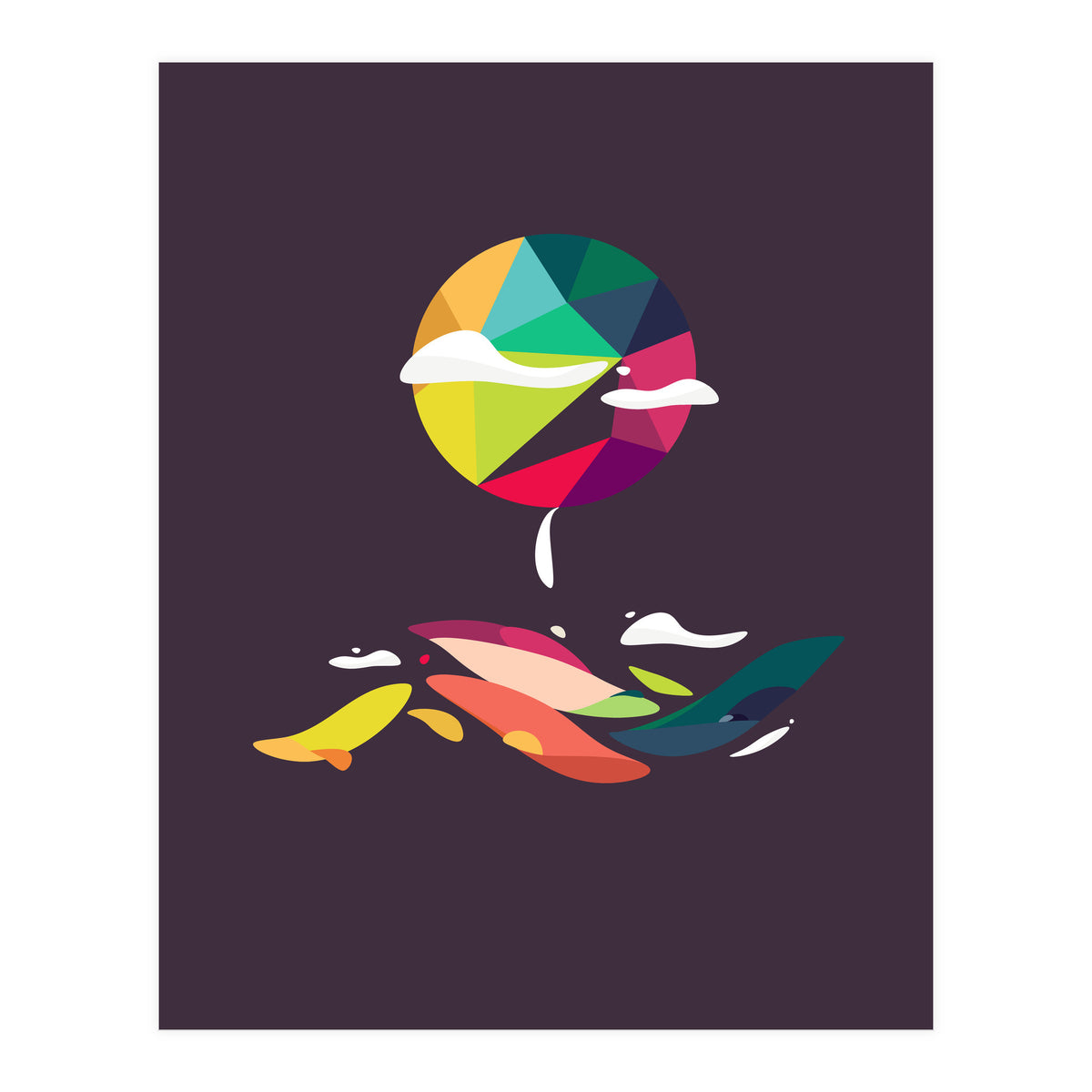 Landscape sun (Print Only)