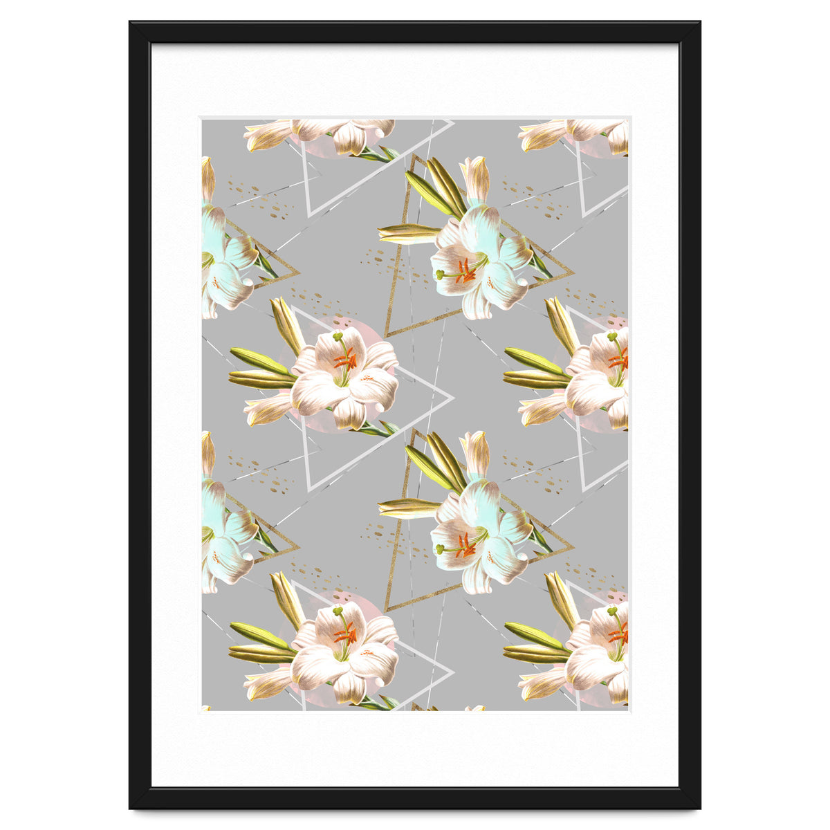 Botanical blooming with geometric 02