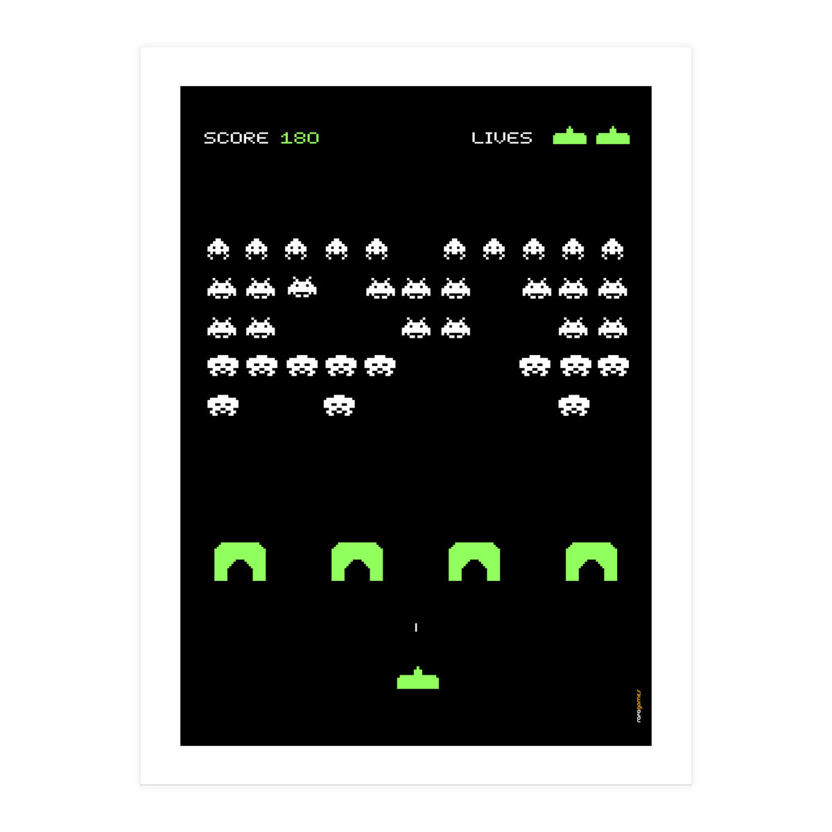 Space Invaders (Print Only)