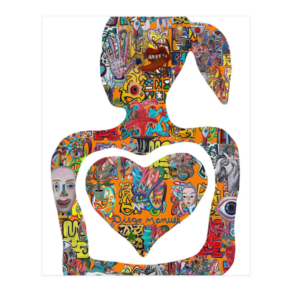 Mujer Digital 3 1  (Print Only)