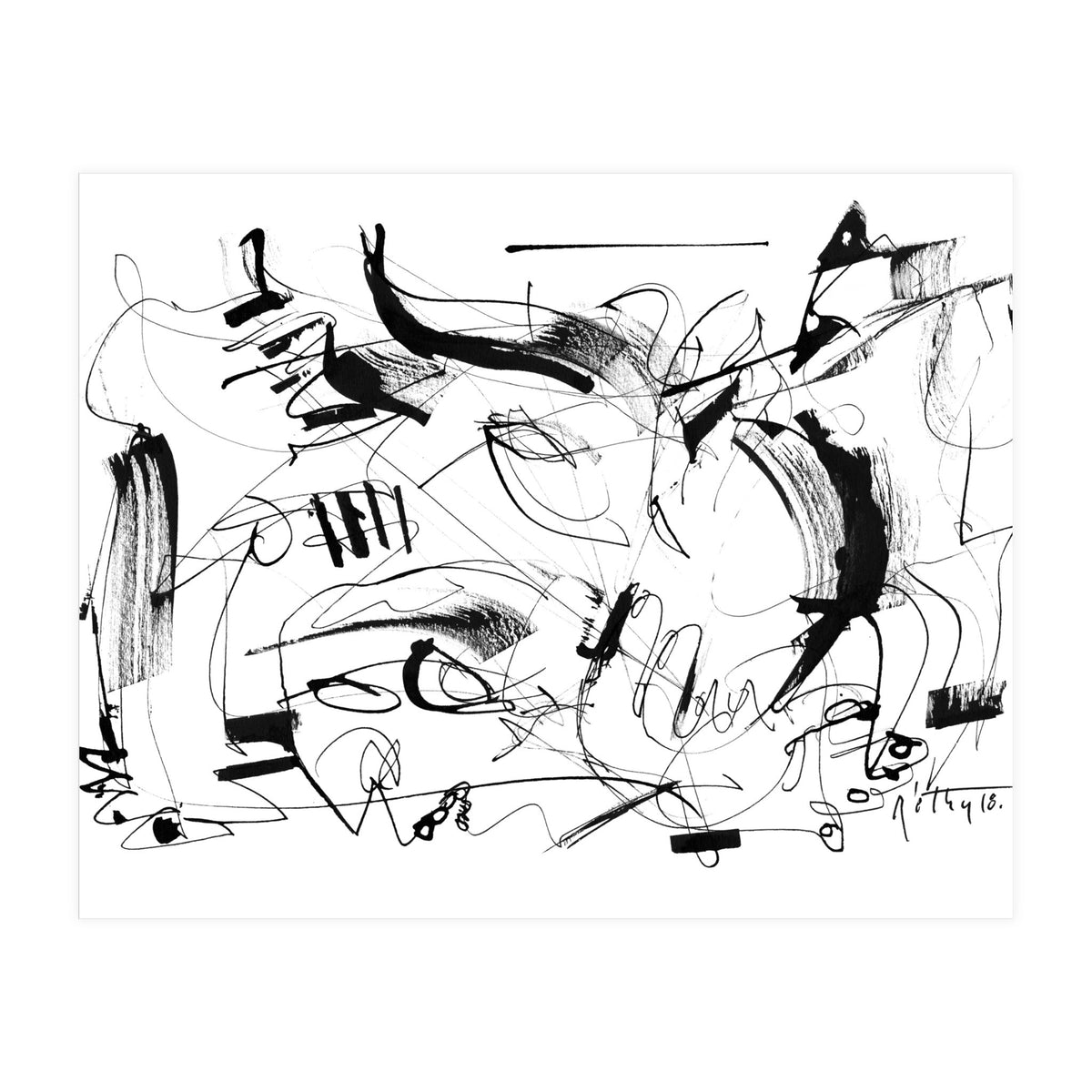 Crushed by a Bull - b&w (Print Only)