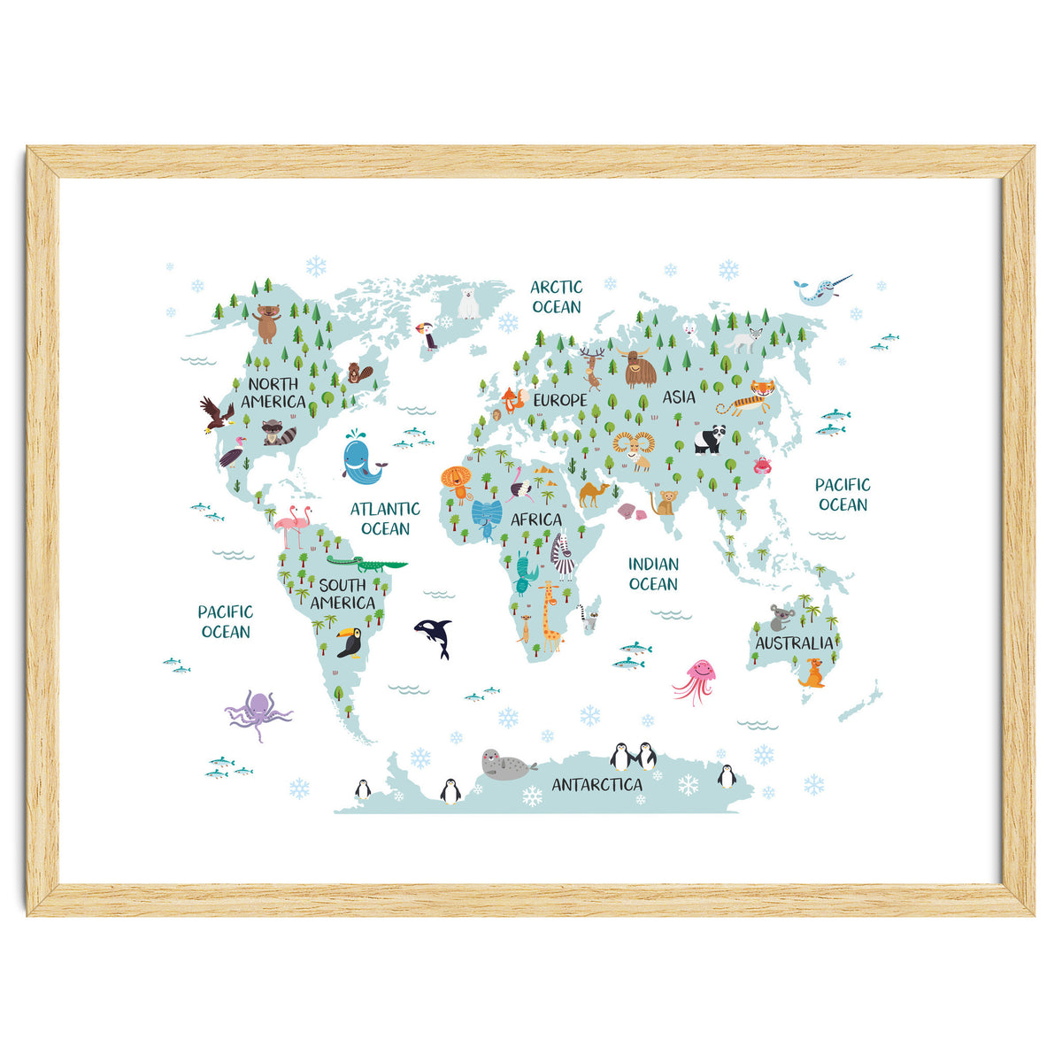 Animal World Map