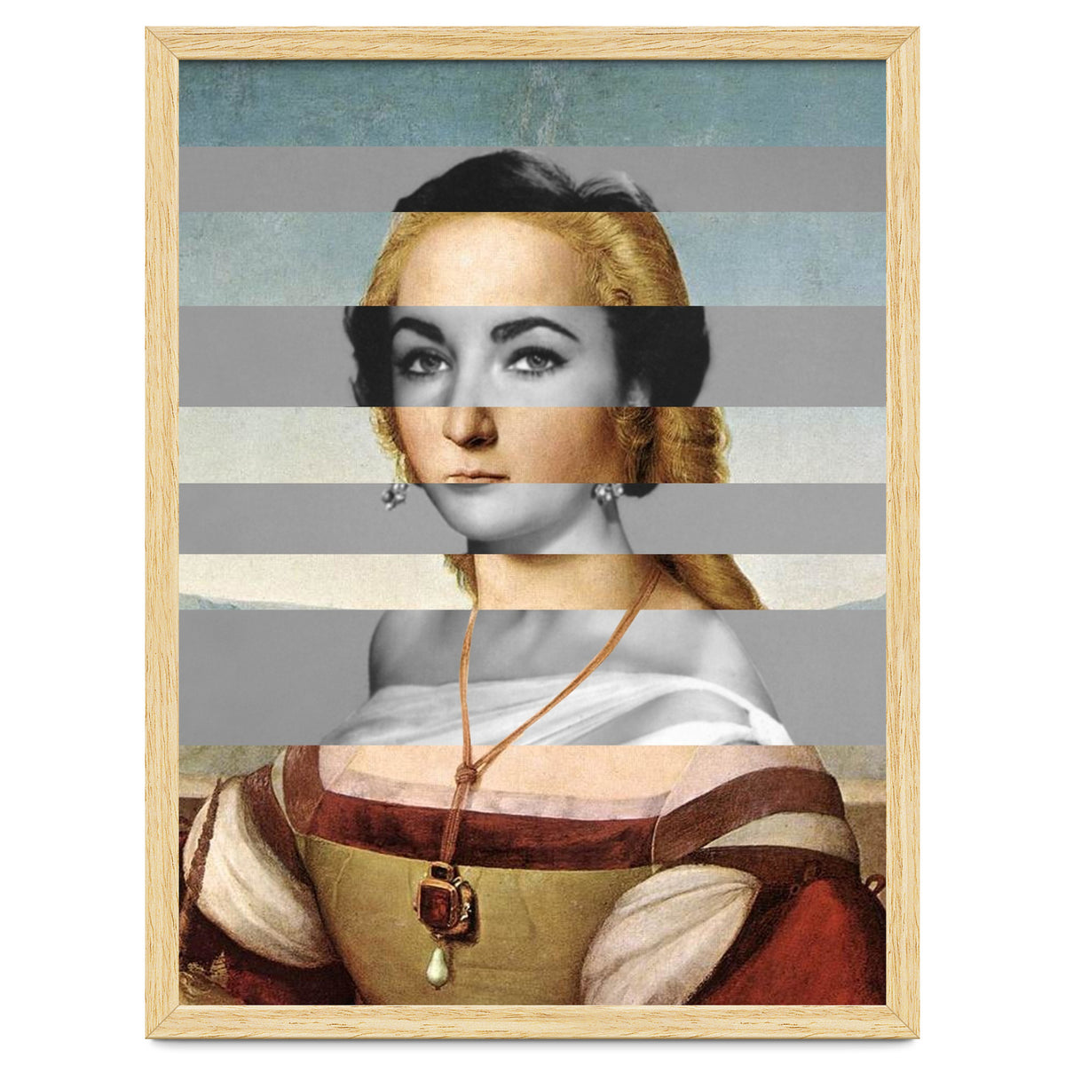 Rafael Portrait of Young Woman with Unicorn & Liz Taylor