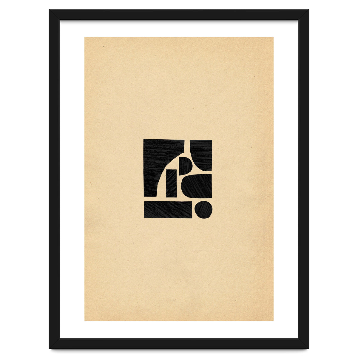 Minimalist black shapes