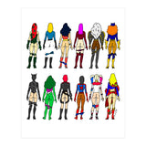 Superheroine Butts (Print Only) thumbnail