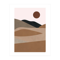 Neutral Mid Century Montain Hills (Print Only)