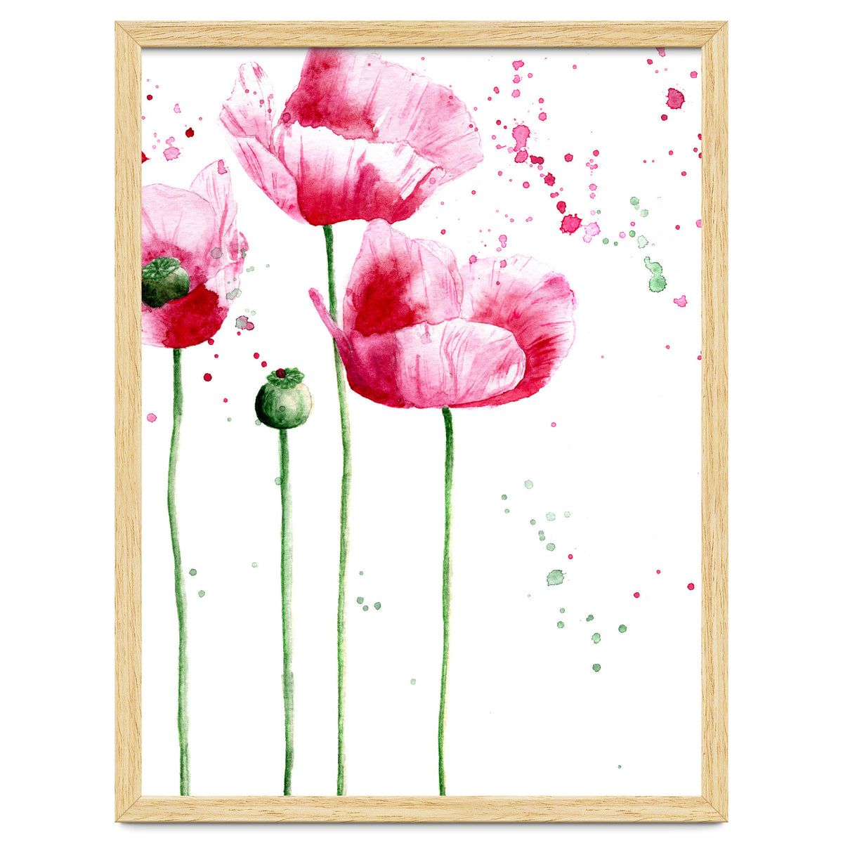 Poppies || watercolor