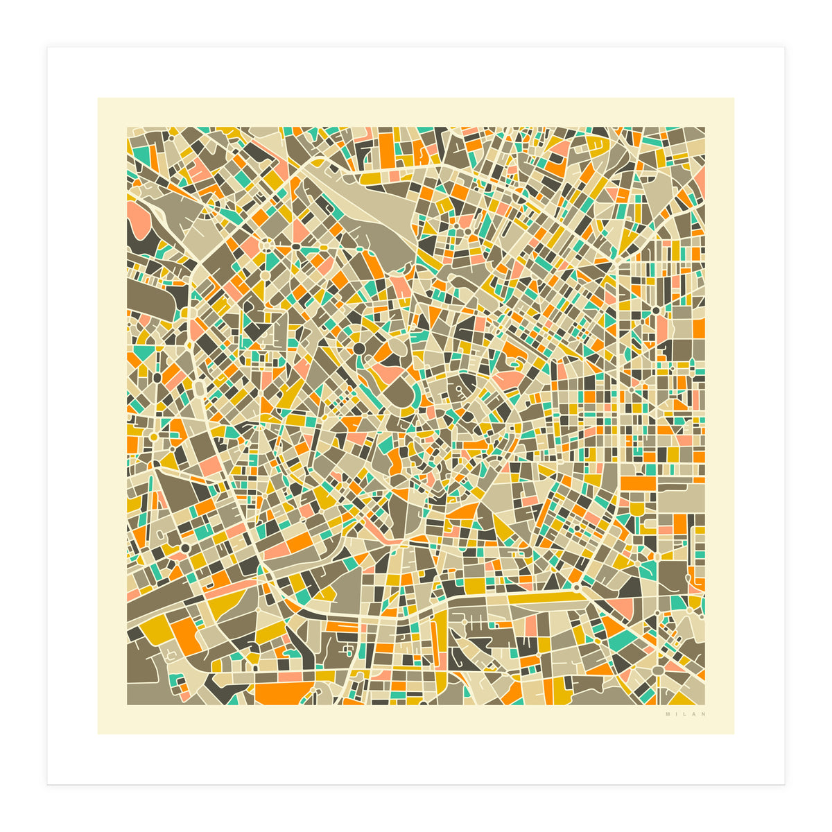 MILAN MAP (Print Only)