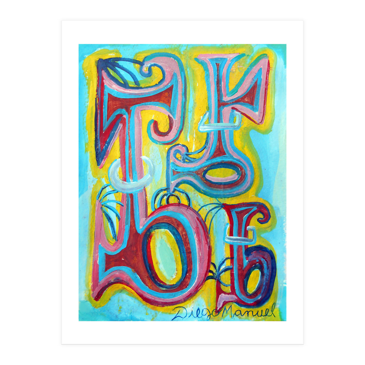 Pop Abstracto 2021 4 (Print Only)