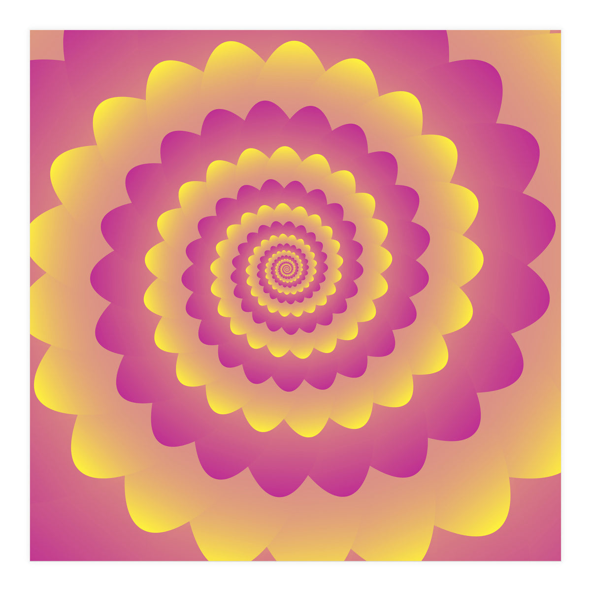 Indain Rangoli Pattern  (Print Only)