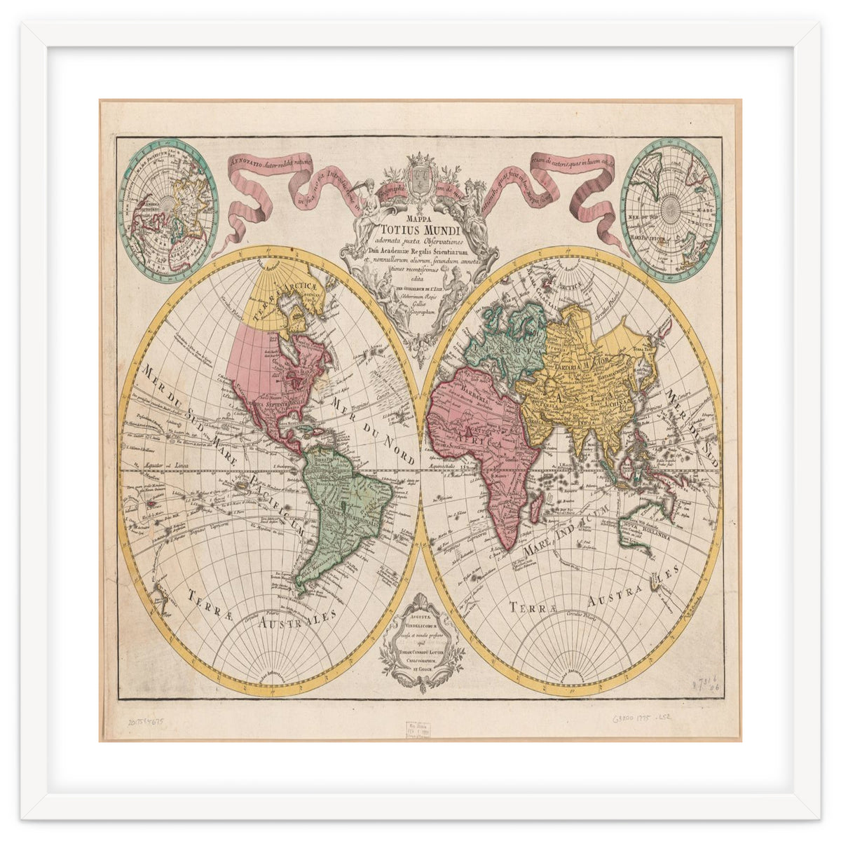 Old world mapa mundi