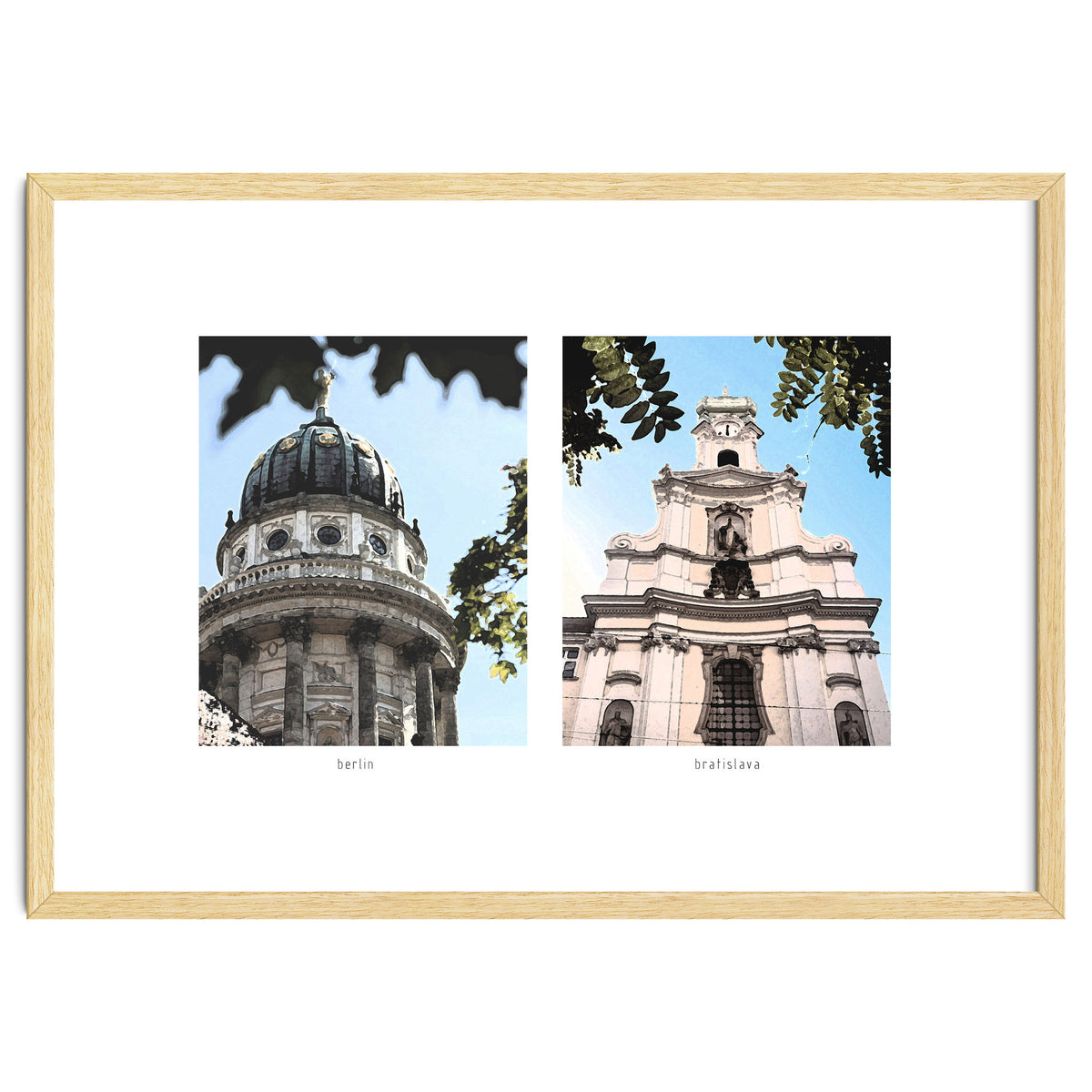 Architectural framing in paints