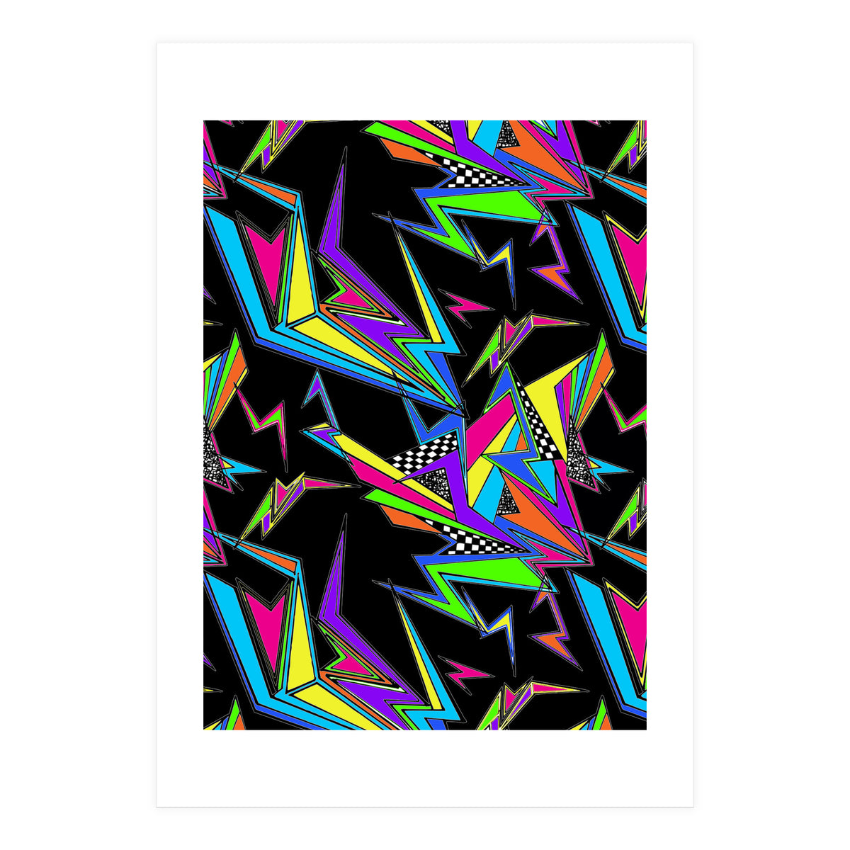 Neon Kapow Black (Print Only)