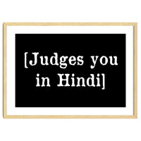 Judges You In Hindi