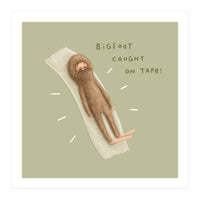 Bigfoot Caught On Tape (Print Only)