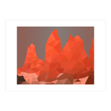 Torres Del Paine National Park Low Poly Art (Print Only) thumbnail