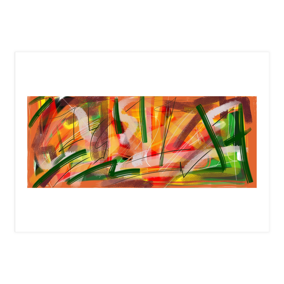 Orange Panorama (Print Only)