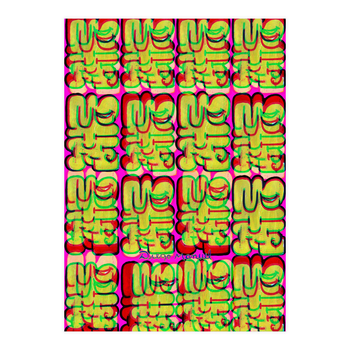 Graffitis 2021 Tapiz 115 (Print Only)