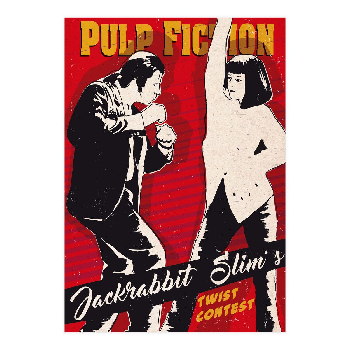 Twist dance Pulp Fiction movie poster (Print Only)