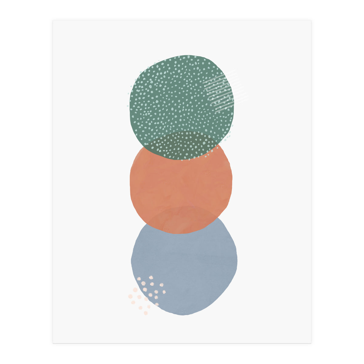 Abstract Soft Circles Part 2 (Print Only)