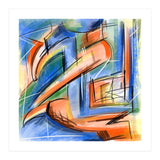Emersions In Blue And Orange (Print Only) thumbnail