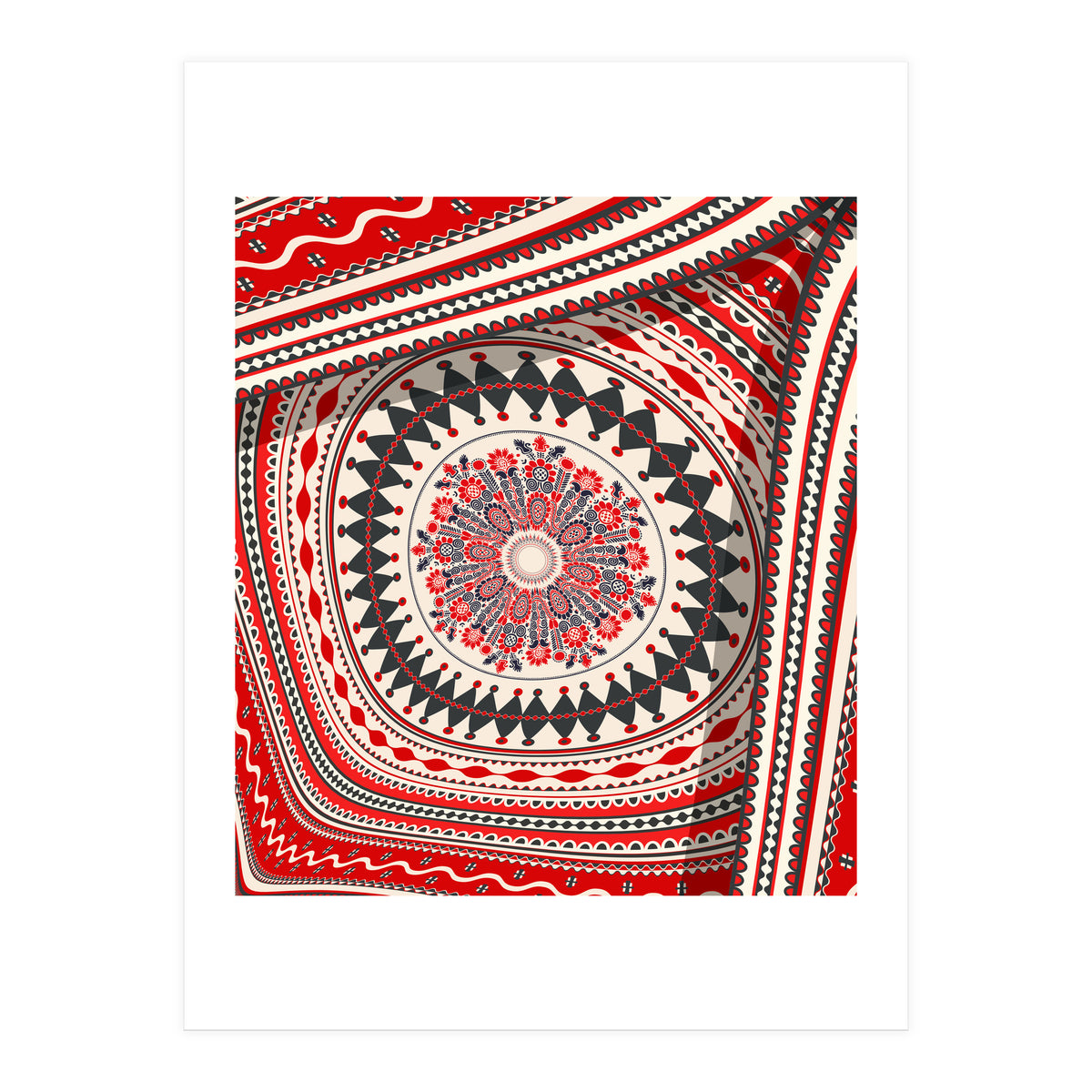 Romanian embroidery background 26 (Print Only)