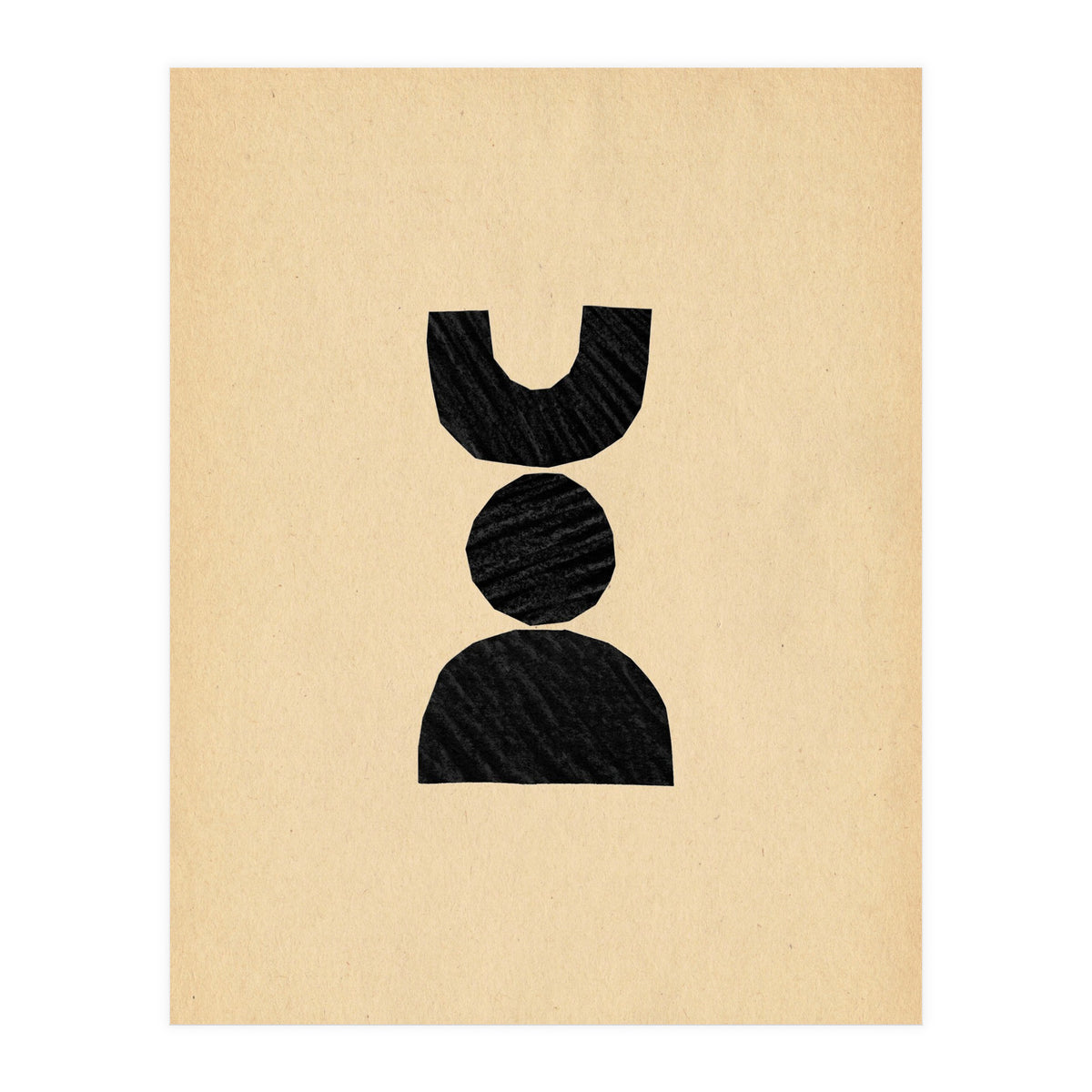 Abstract balancing shapes (Print Only)