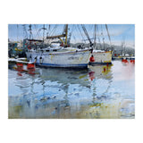 Yachts watercolor (Print Only) thumbnail