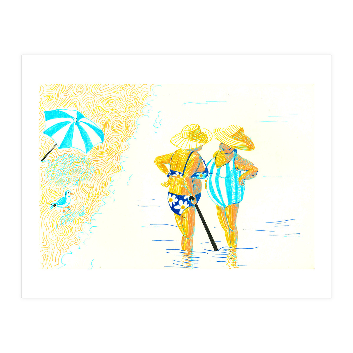 Beachin Grannies (Print Only)