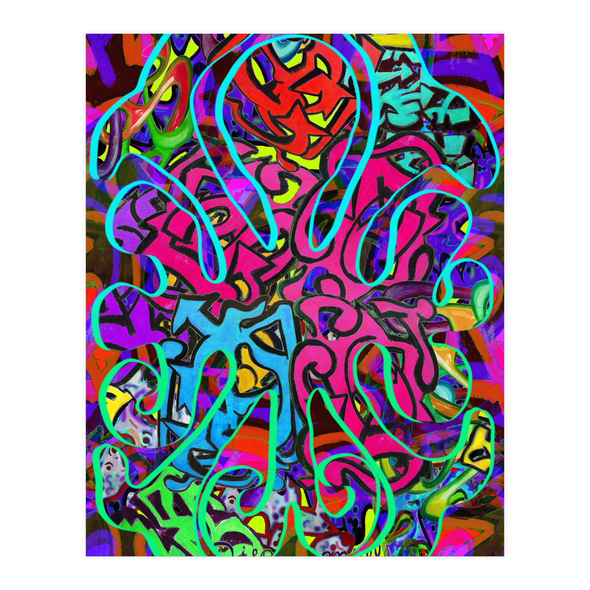Pop Abstract 2023 Tapiz 57 (Print Only)