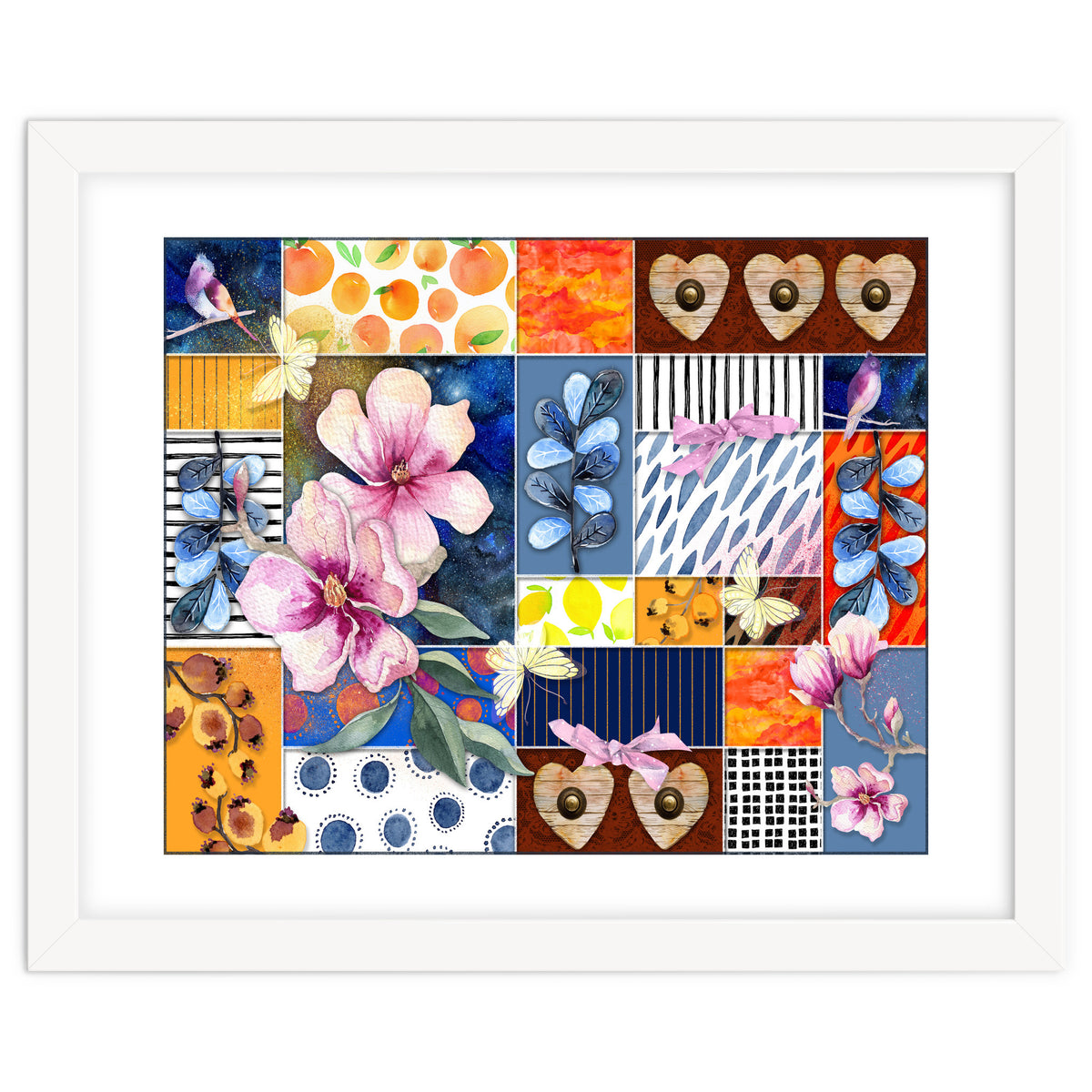 Romantic Floral Collage