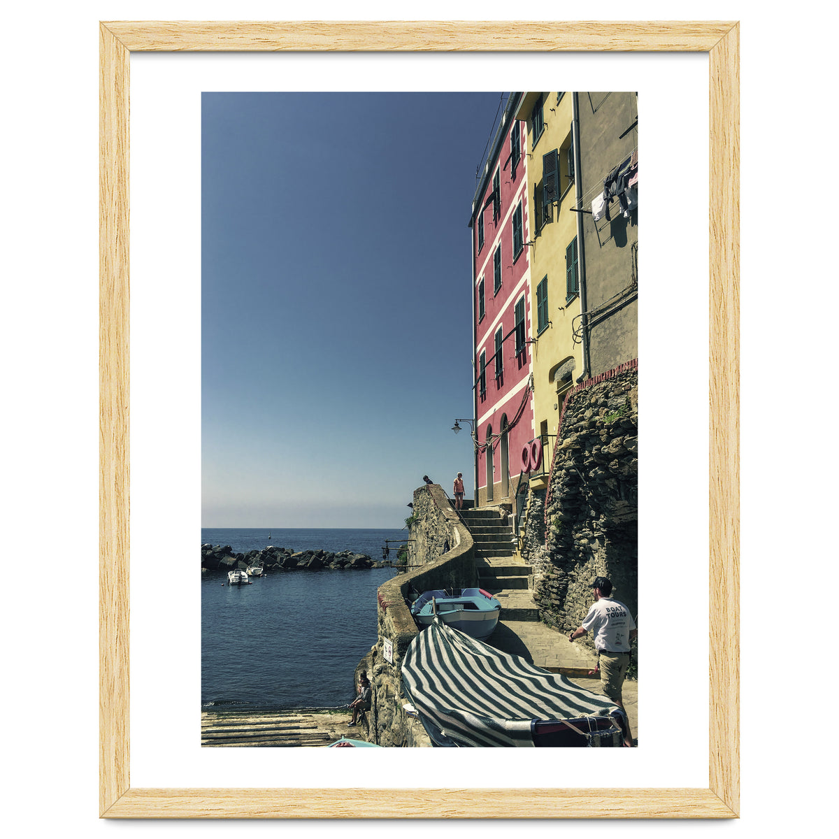 Cinque Terre Houses And Sea