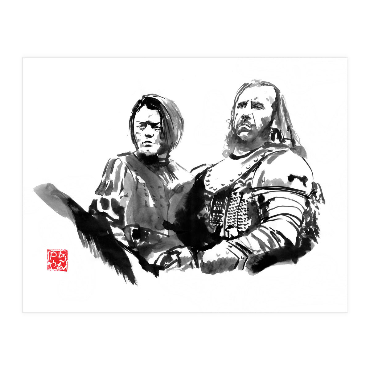 Arya And The Limier (Print Only)