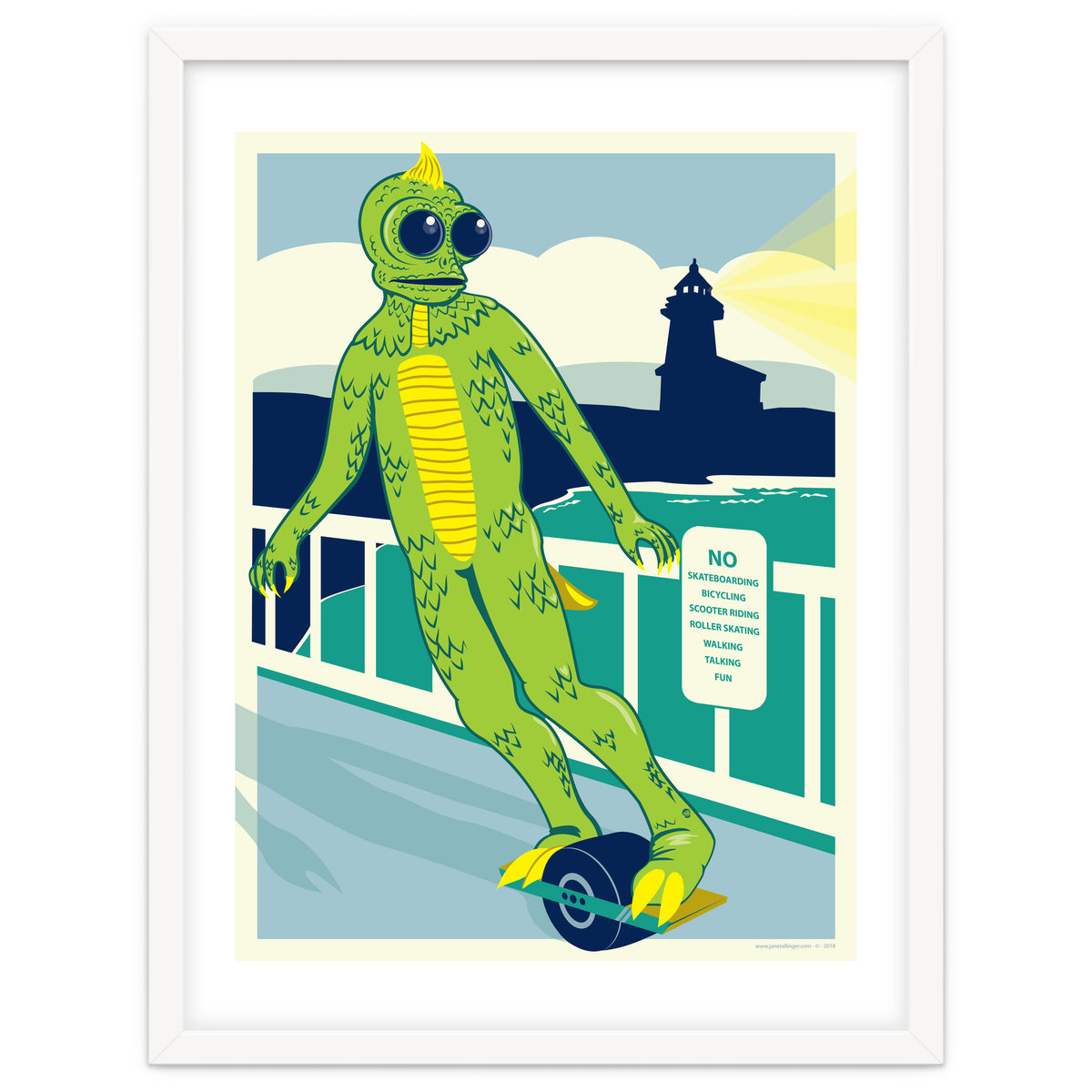 Sleezstak riding One Wheel