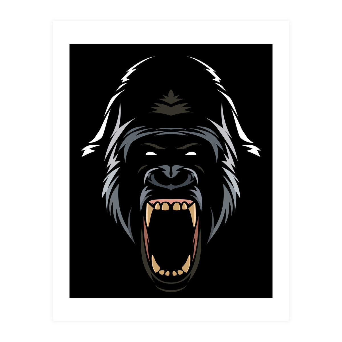 Gorilla Tribal (Print Only)