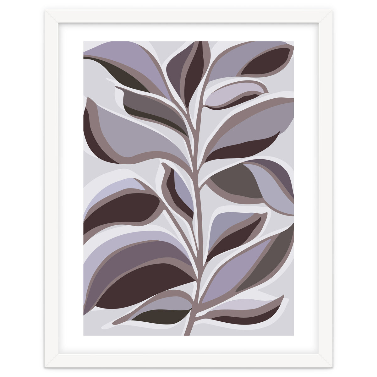 Lavender Floral Abstract